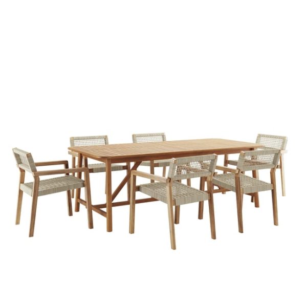 Mesa para jardim retangular 200/260x100 Naterial Oasis